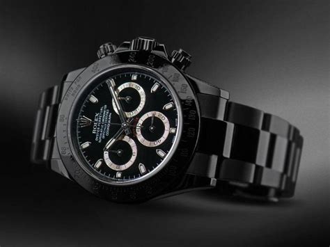 rolex daytona pvd nero|Rolex chronograph specs.